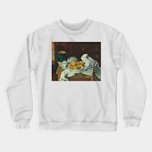 Still Life with Commode by Paul Cezanne Crewneck Sweatshirt